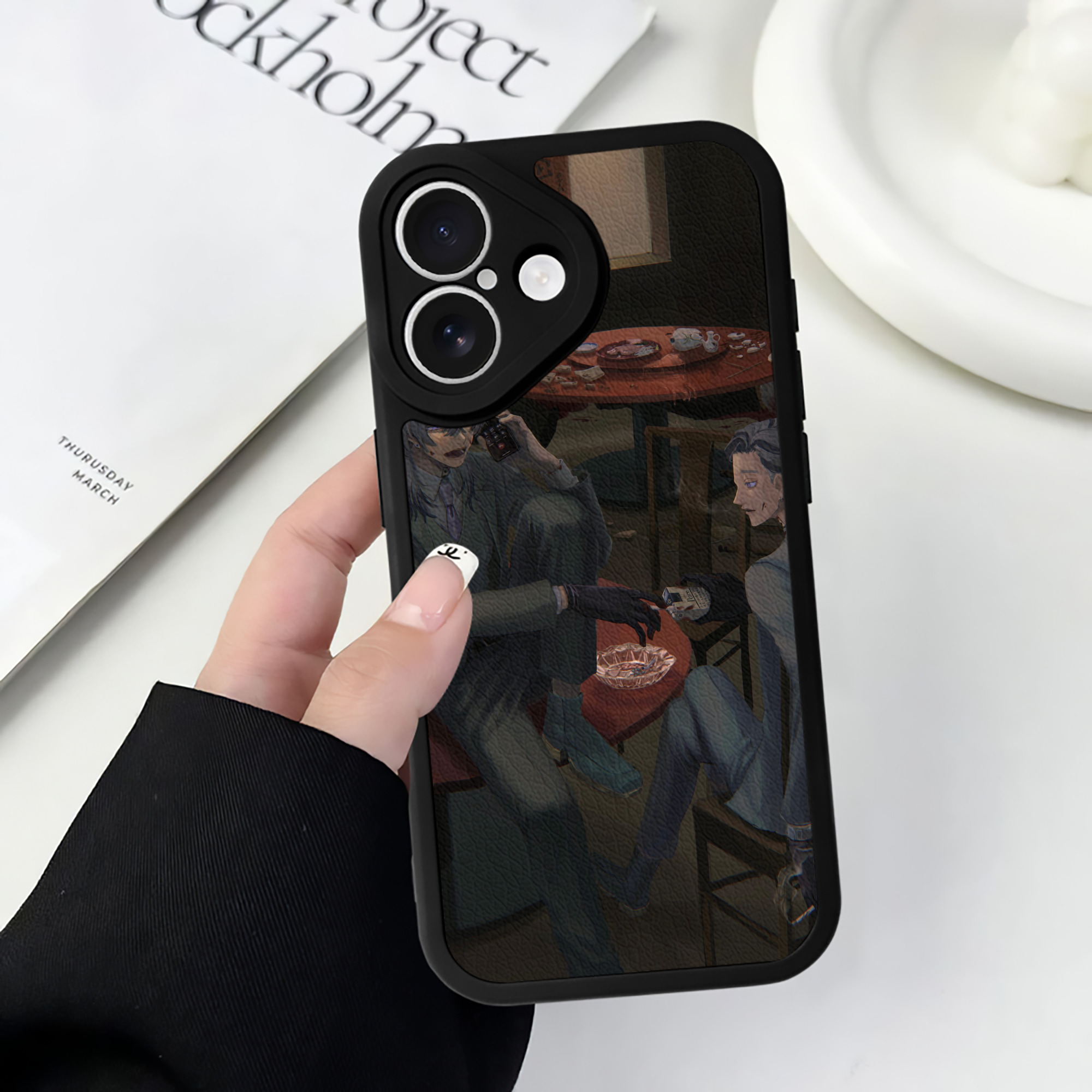 （画像用） 東京リベンジャーズ Tokyo Revengers 【iPhone 16シリーズ対応】シリコンスマホケース（レザー調） 材質：シリコン